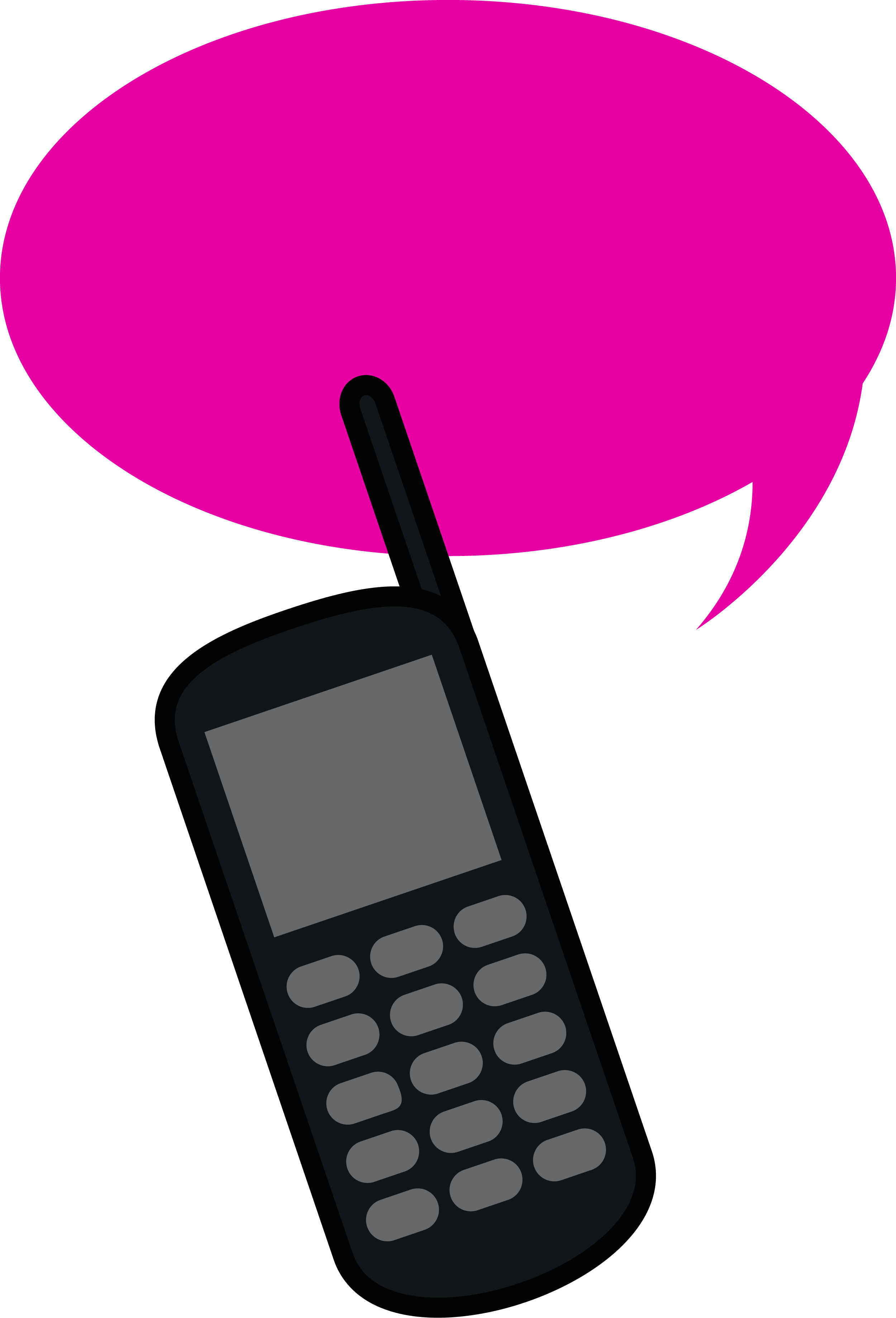 SMS Mobile Phone Message Service Contact Us Communication Gadget Retro Phone PNG Clipart