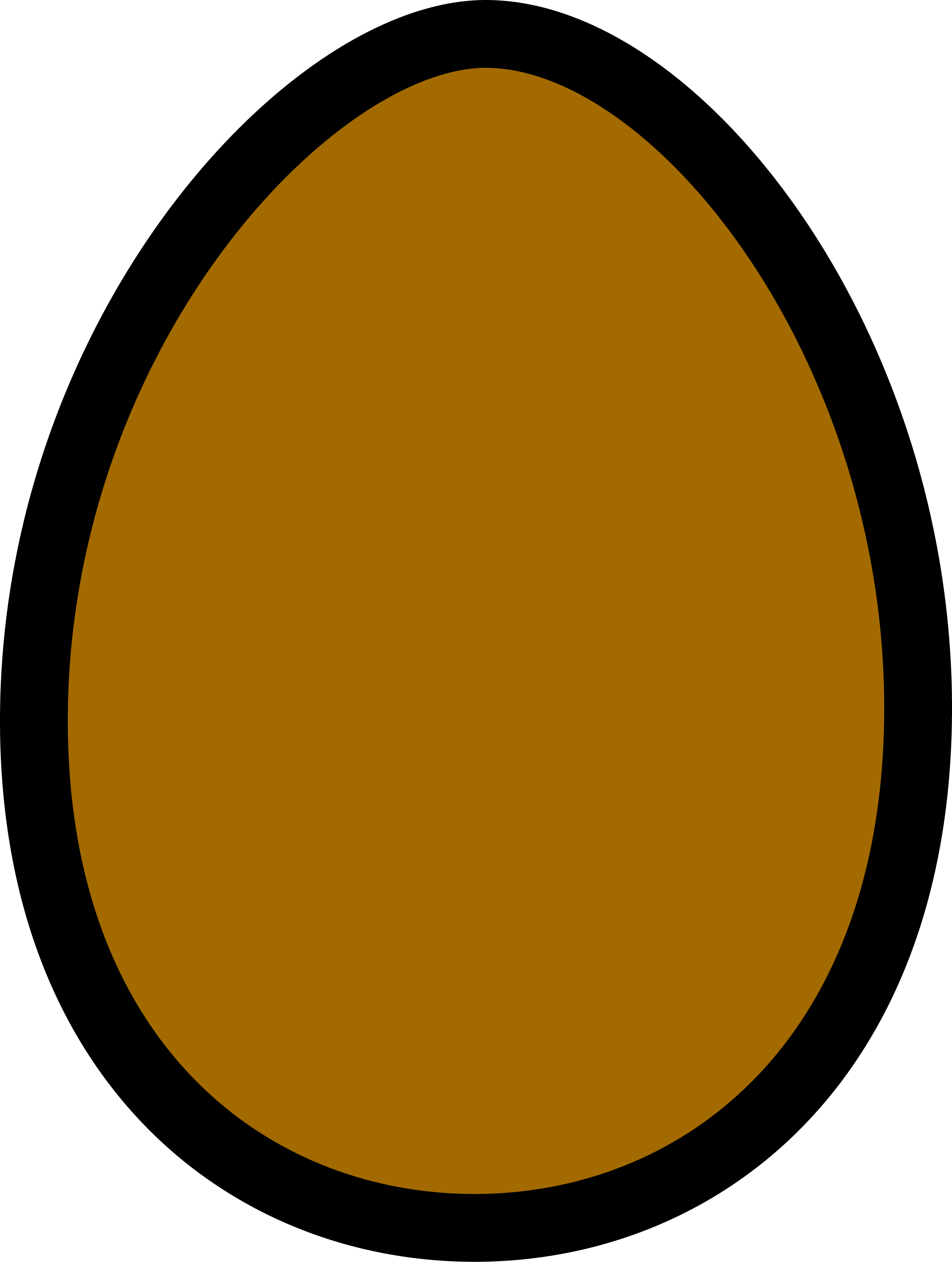 Retro Egg Brown Egg Egg Shape Easter Egg Clipart PNG